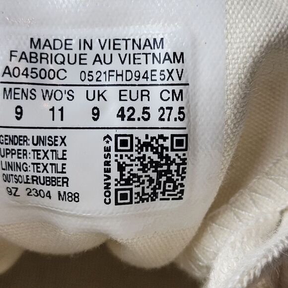 Converse Chuck Taylor 70 High Crafted Ollie Patch Men's Size 9 Shoes A04500C - Picture 8 of 10